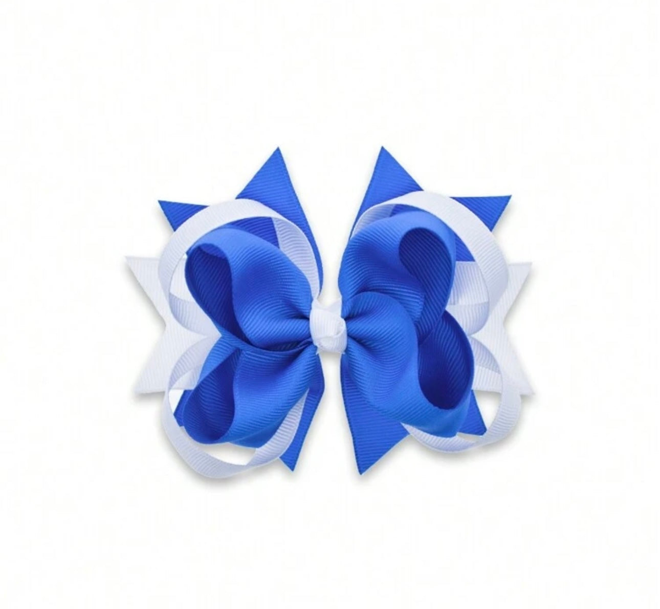 2Pcs 4.7 Inch Hair Bow For Girl
Fashionable Children Girls Hair Bows With Clips blue