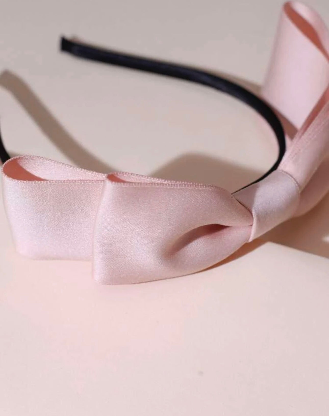 Pink Color Double-Layered Bow Knot Headband