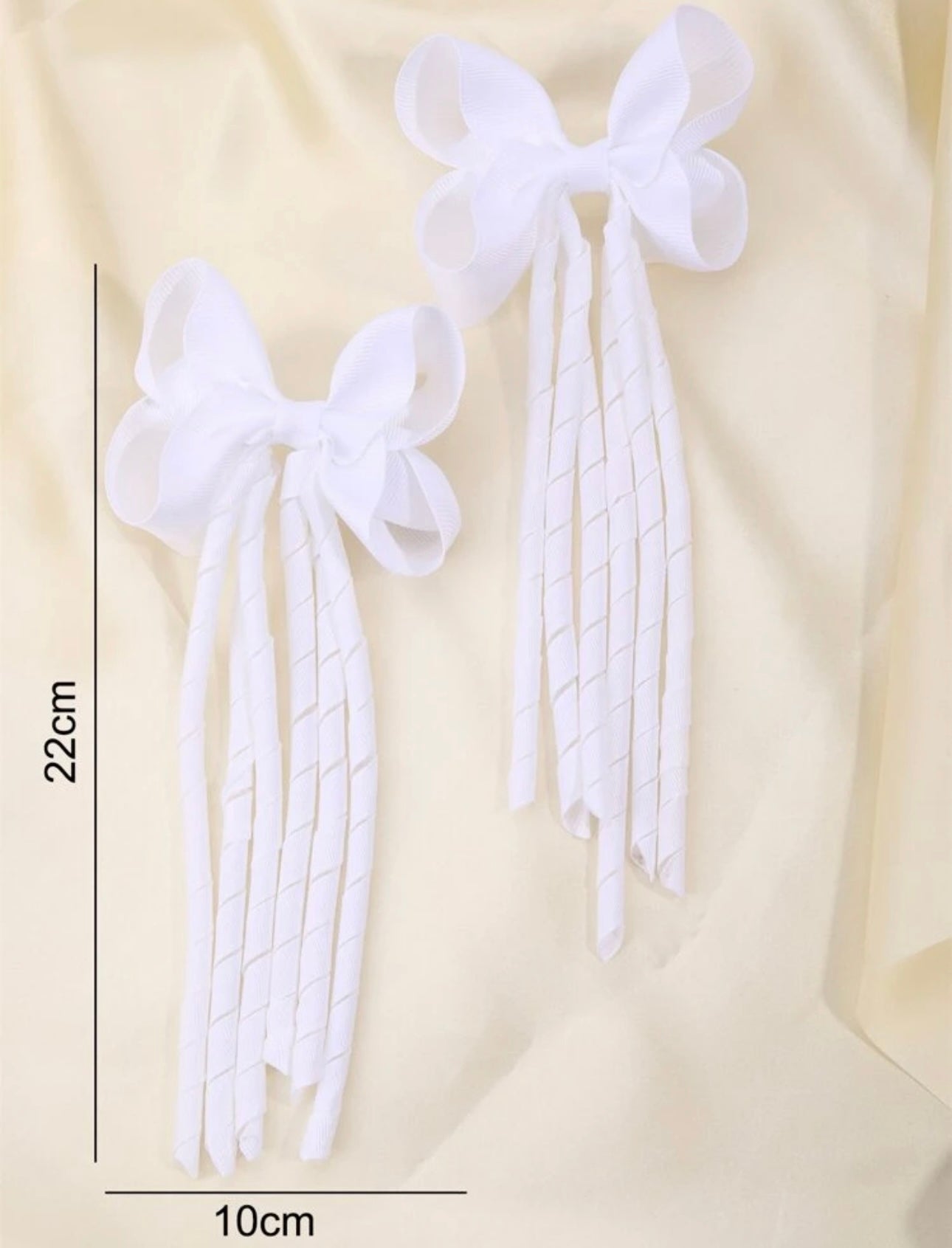 2pcs Toddler Girls Bow Decor Alligator Hair Clip