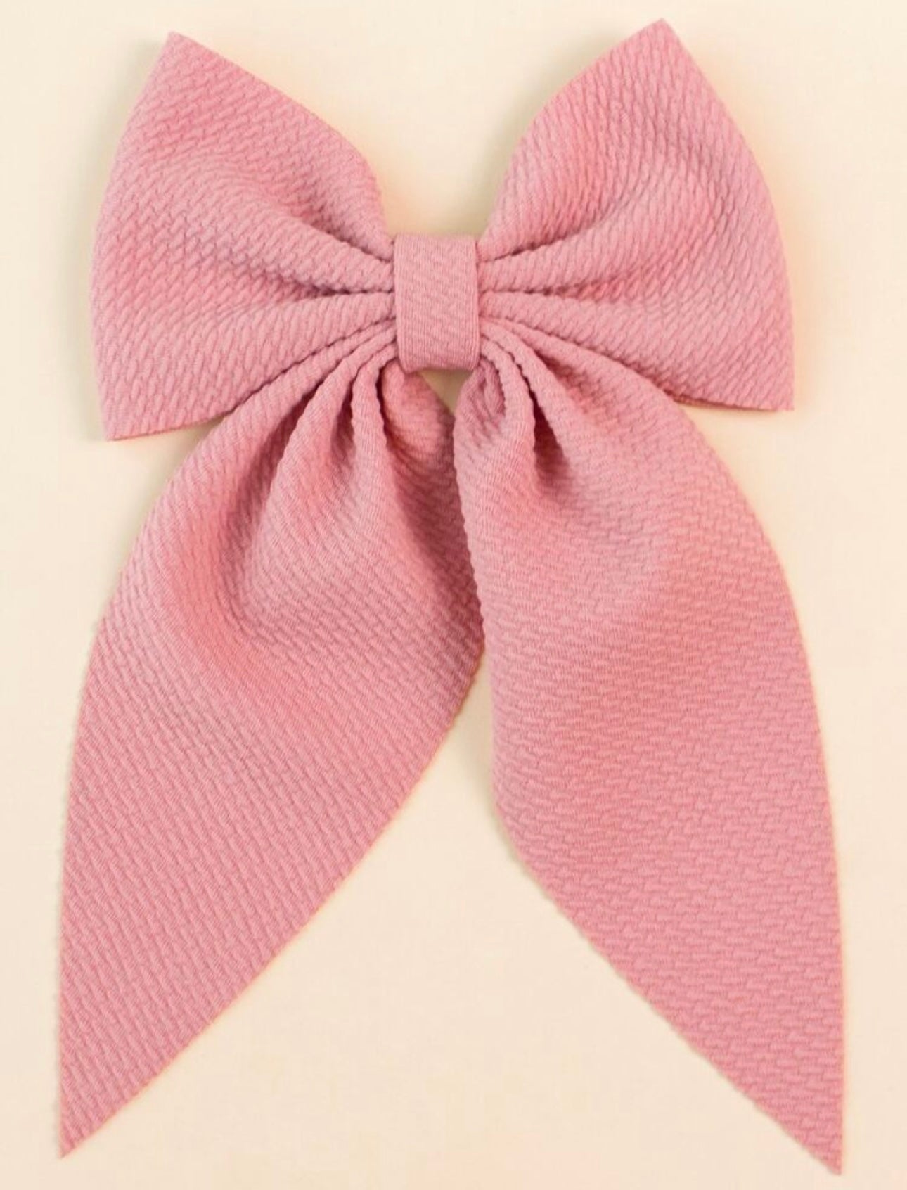 Toddler Girls Bow Decor Hair Clip watermelon pink