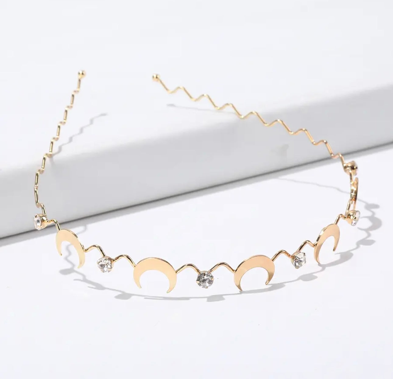 Moon gold hairband