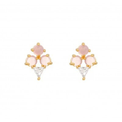 pink icecream earring gold plated74