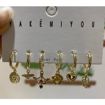 arrow earring set gold plated89