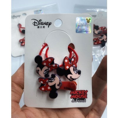 minnie mouse hair ties and clip set162