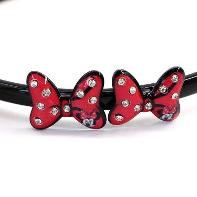 minnie mouse headband red and black color1