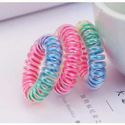 rainbow hair ties /pair224