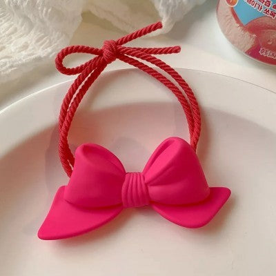 Pink Bow Hair ties298