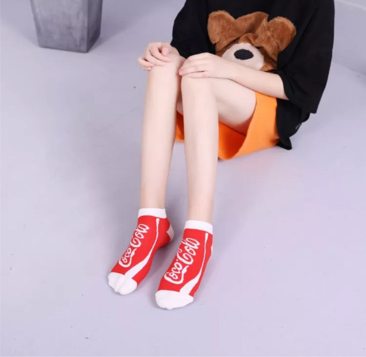 Coca Cola socks free size(35-40)