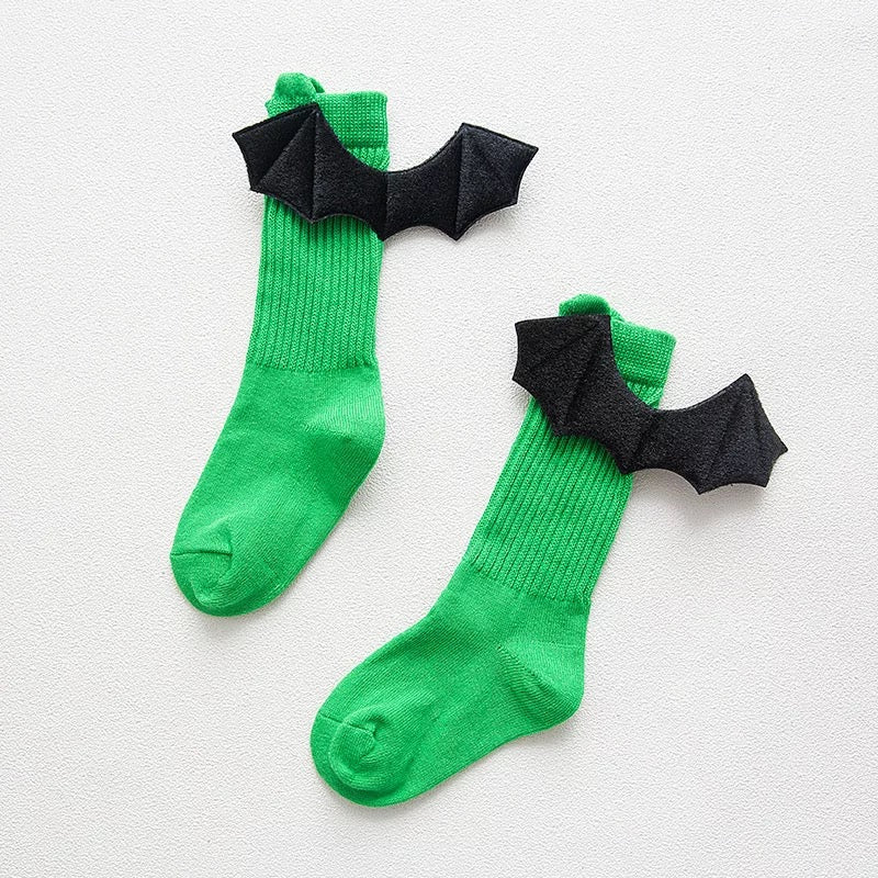 Dark green girl and boy socks