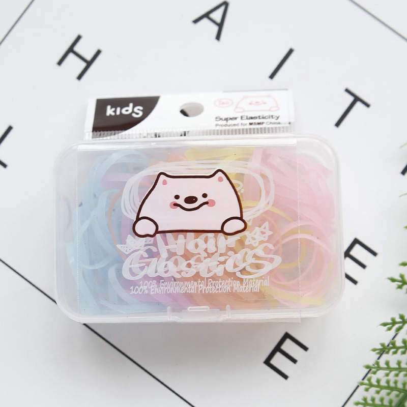 Elastic hair ties box 100 pcs