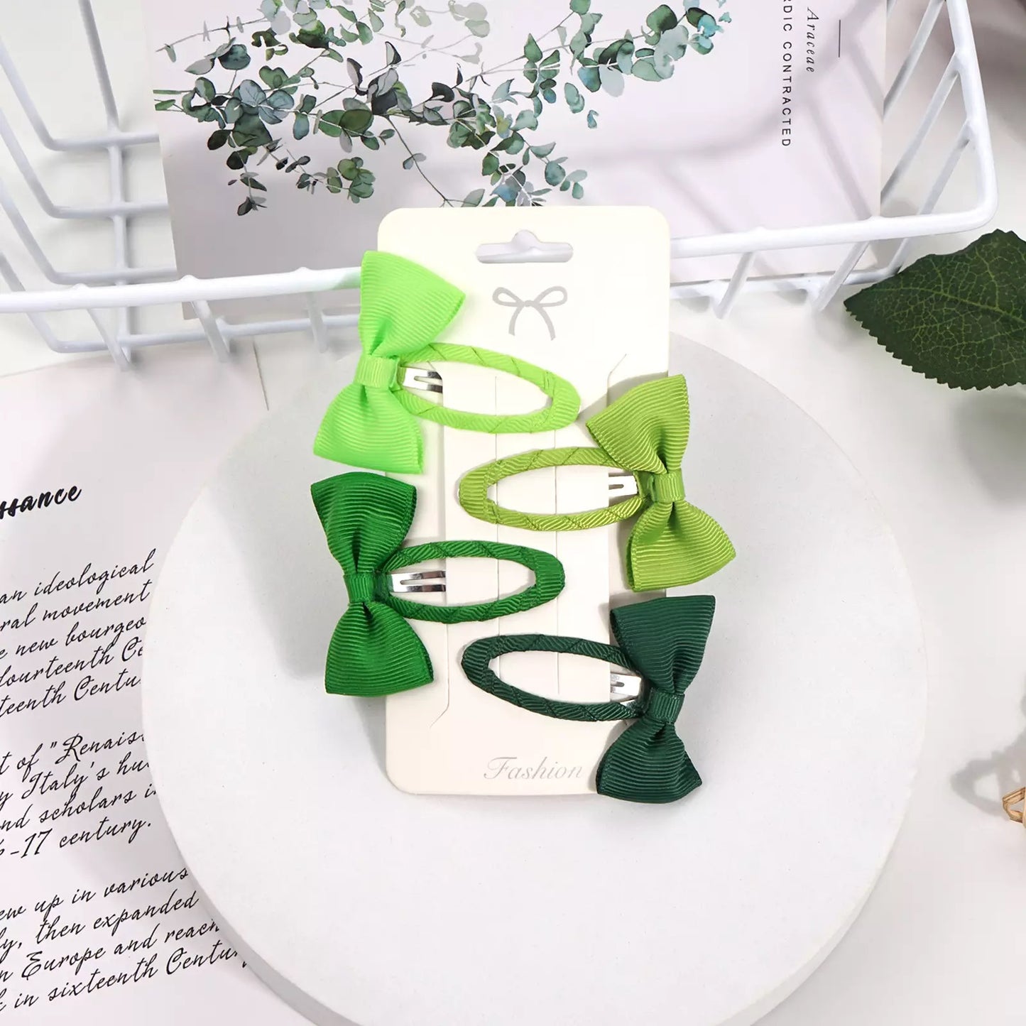 Hair bow small clips set