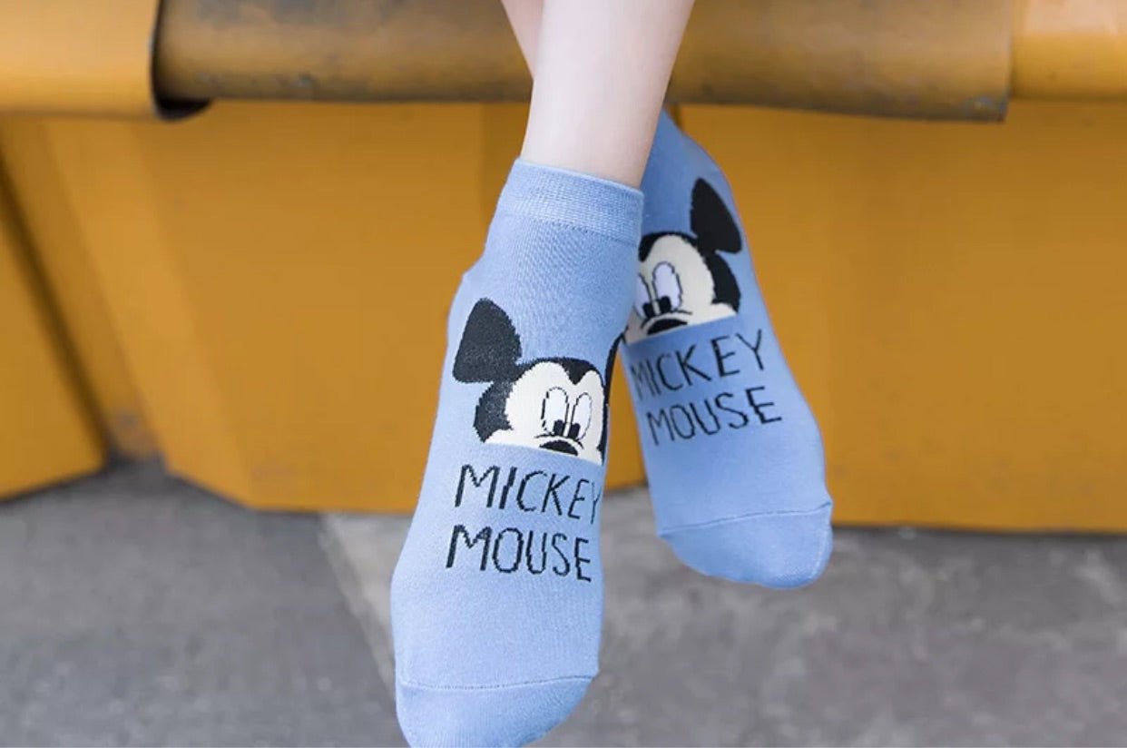 Mickey Mouse blue socks free size