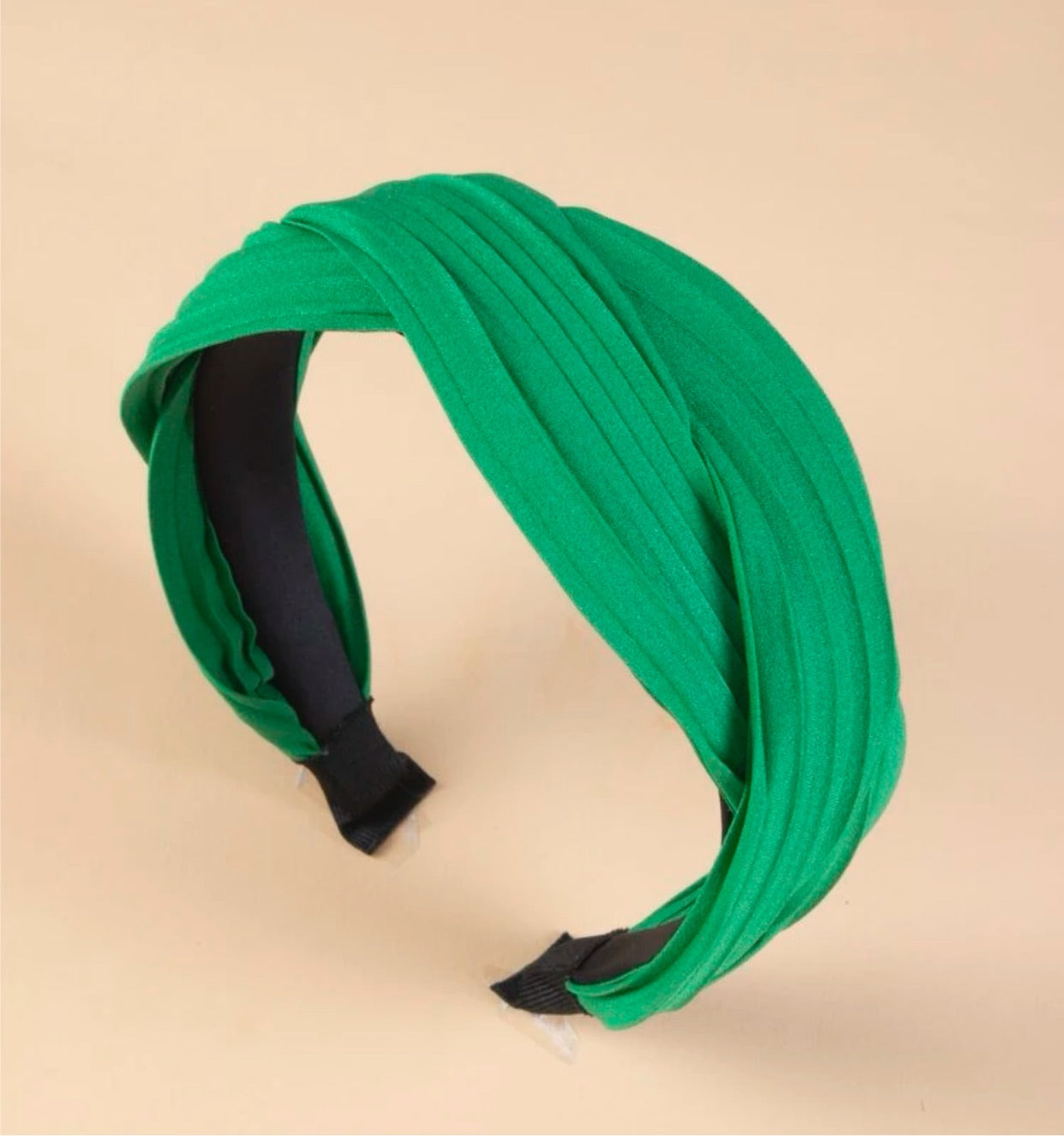 Twist wide hair hoop