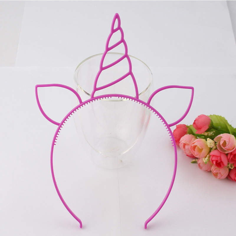 Purple unicorn hairband