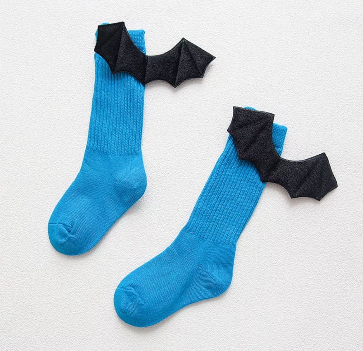 Blue girl and boy socks