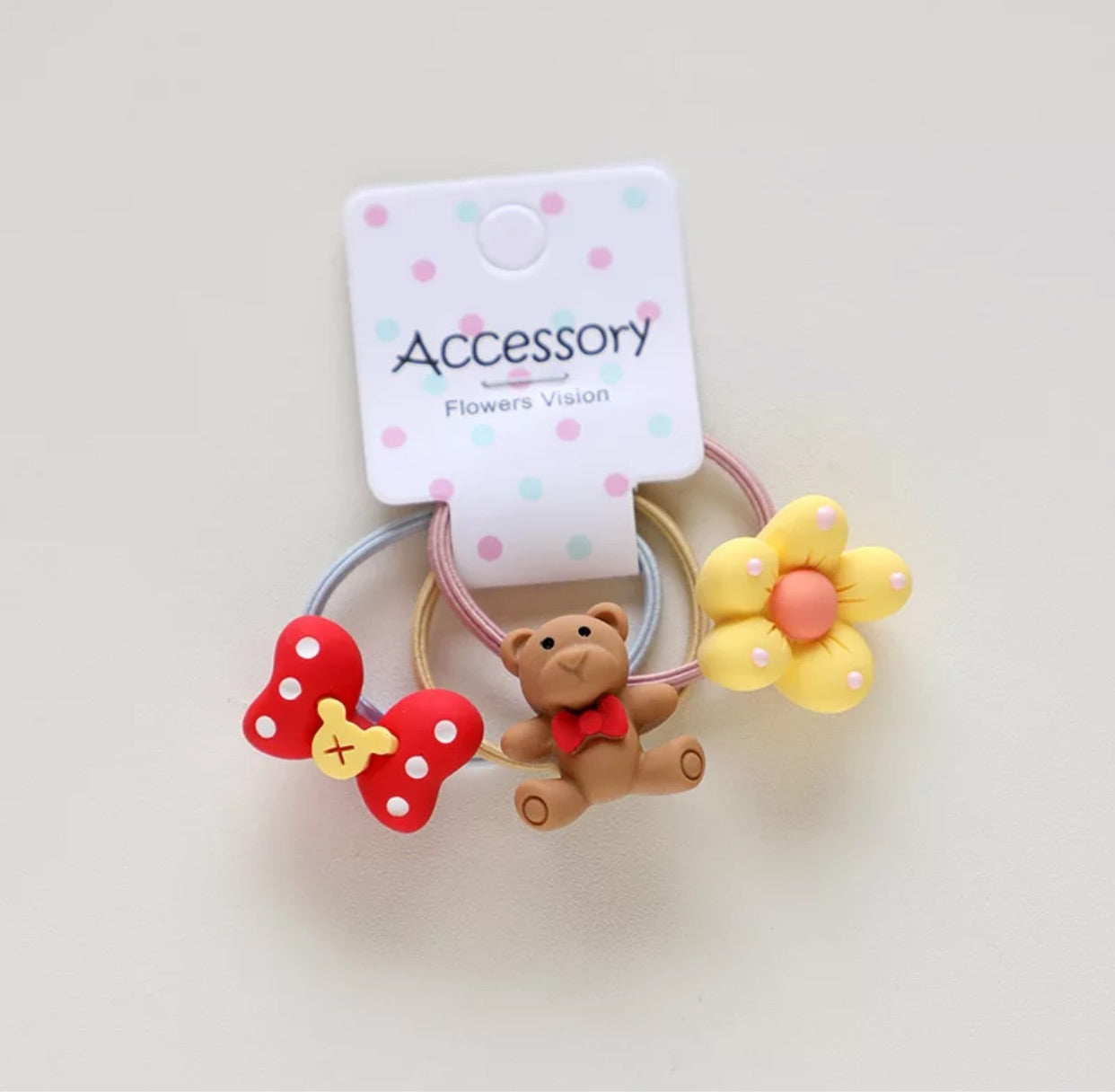 Lovely Bear hair ties