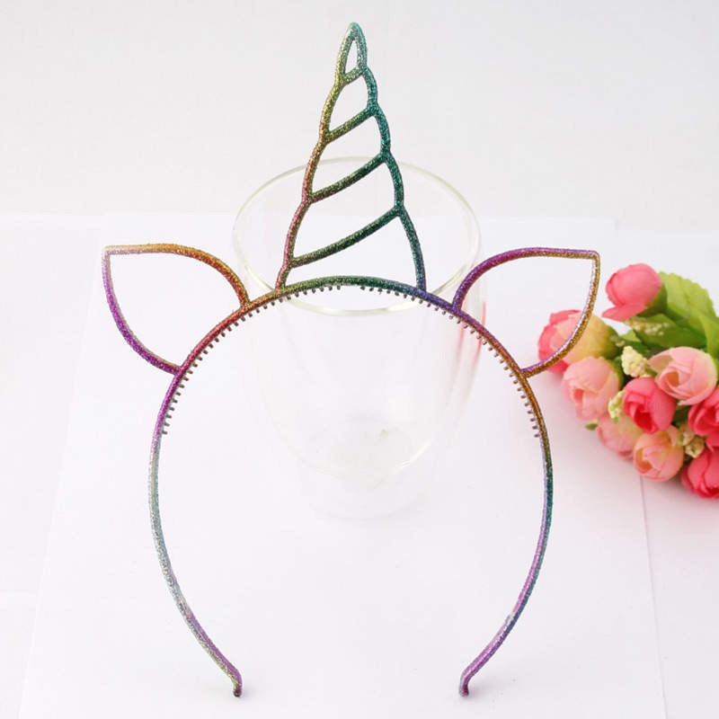 Colorful unicorn hairband