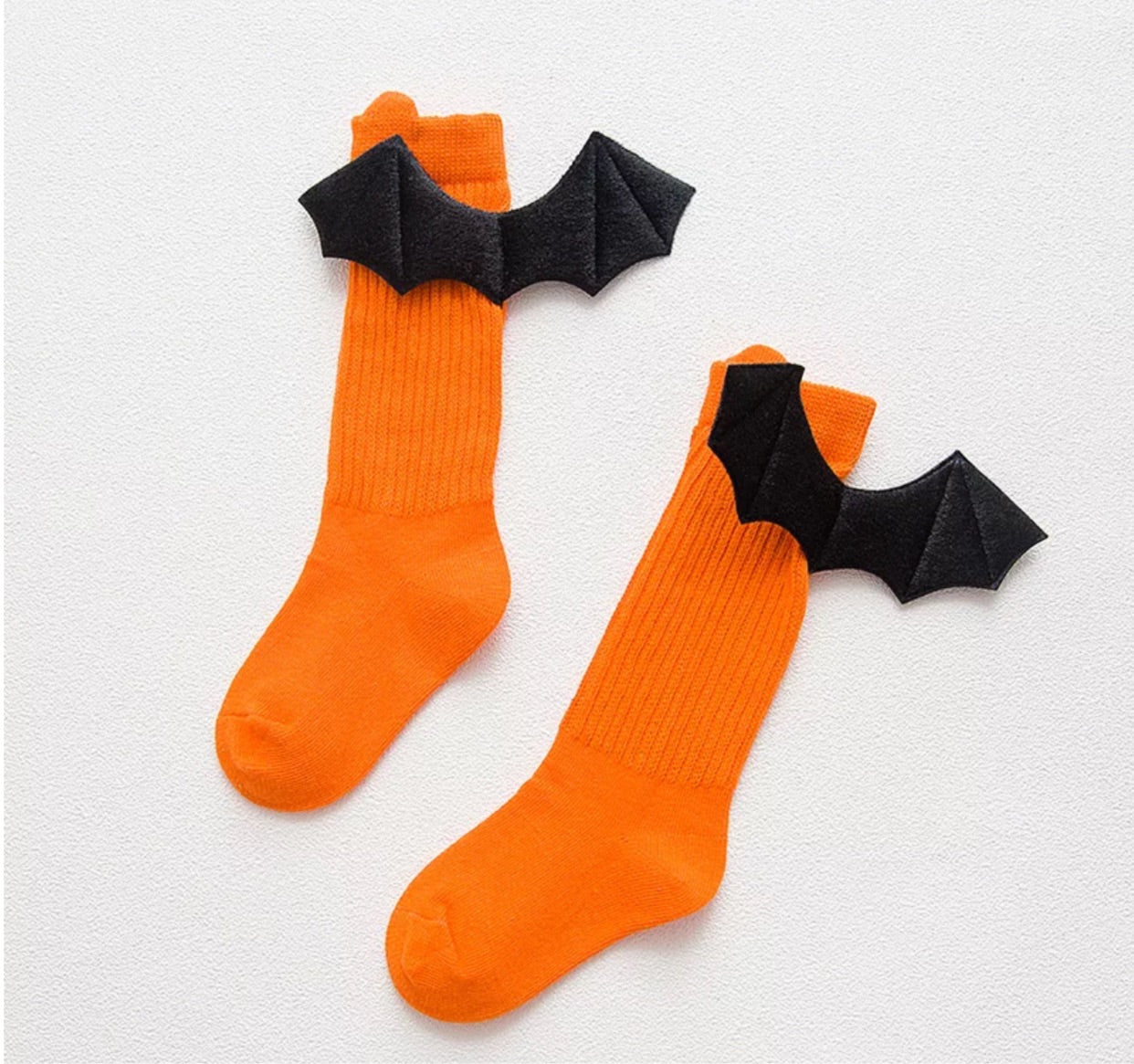 Orange girl and boy socks
