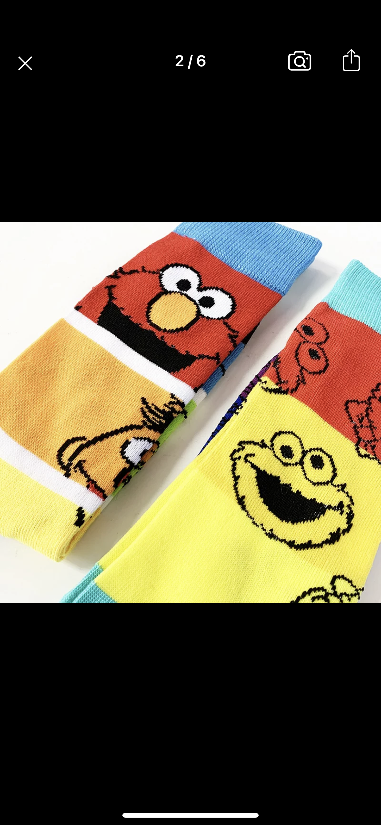 Sesame Street socks free size(35-43)