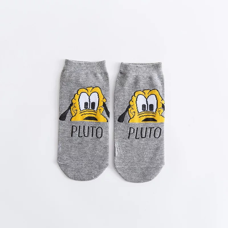 Pluto grey socks free size(35-40)