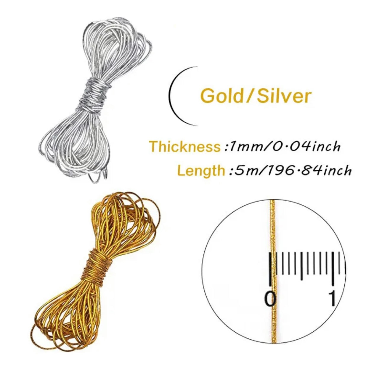 1M Dreadlock Braids Hair Accessories Braiding Hair Styling Shimmer