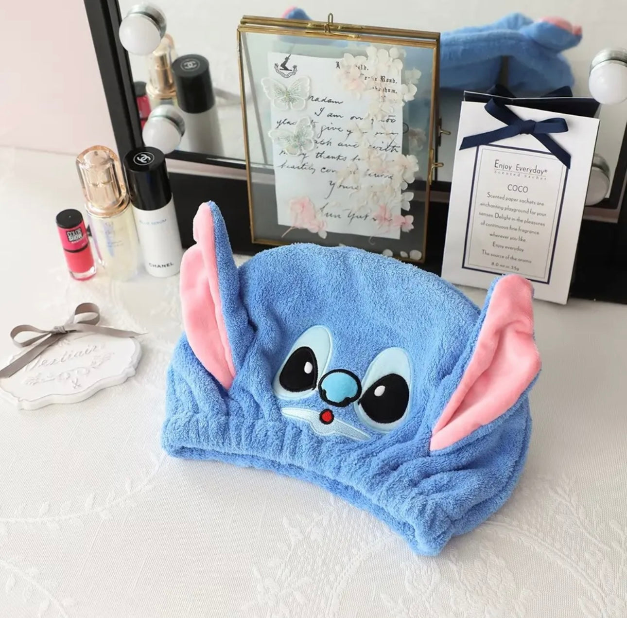 Disney Stitch Hair drying cap