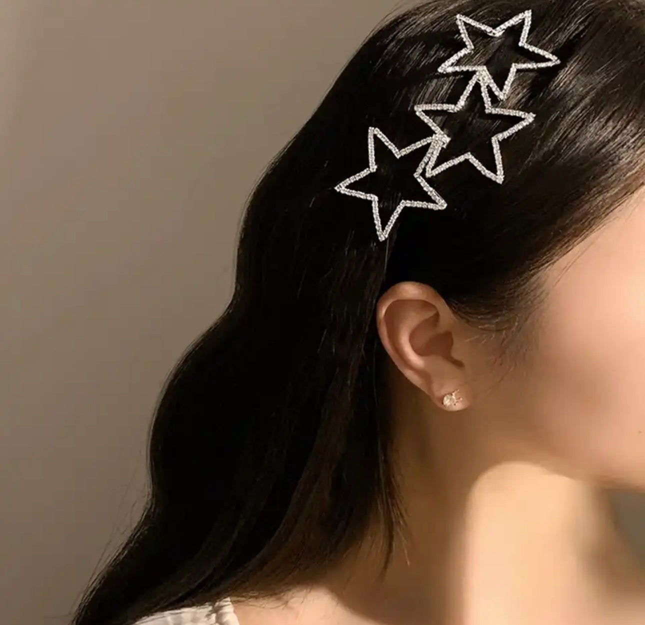 Silver star headband