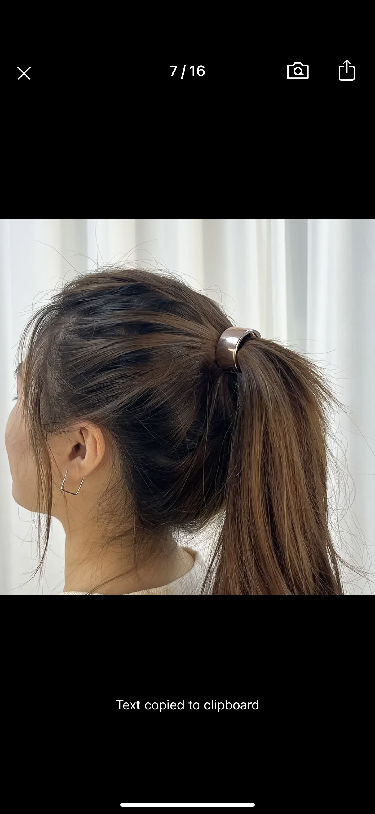 Rubber Band High Ponytail Holder Girls