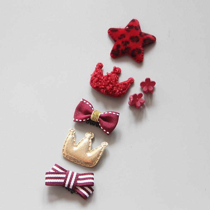 5pcs/Set Toddler Mini Cartoon Hair Clips(9)