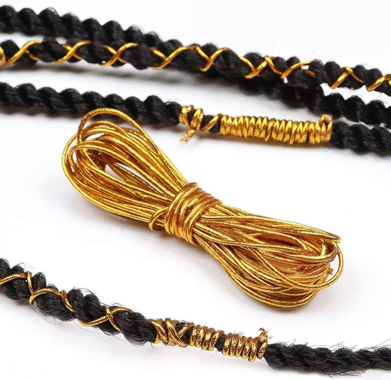 1M Dreadlock Braids Hair Accessories Braiding Hair Styling Shimmer