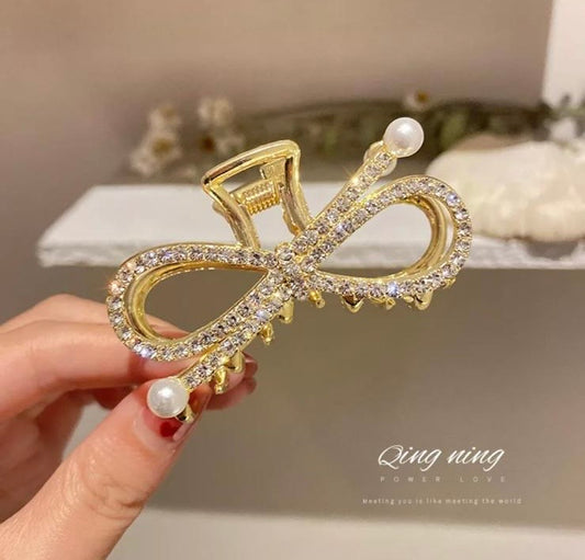 swarovski hair bow clips402