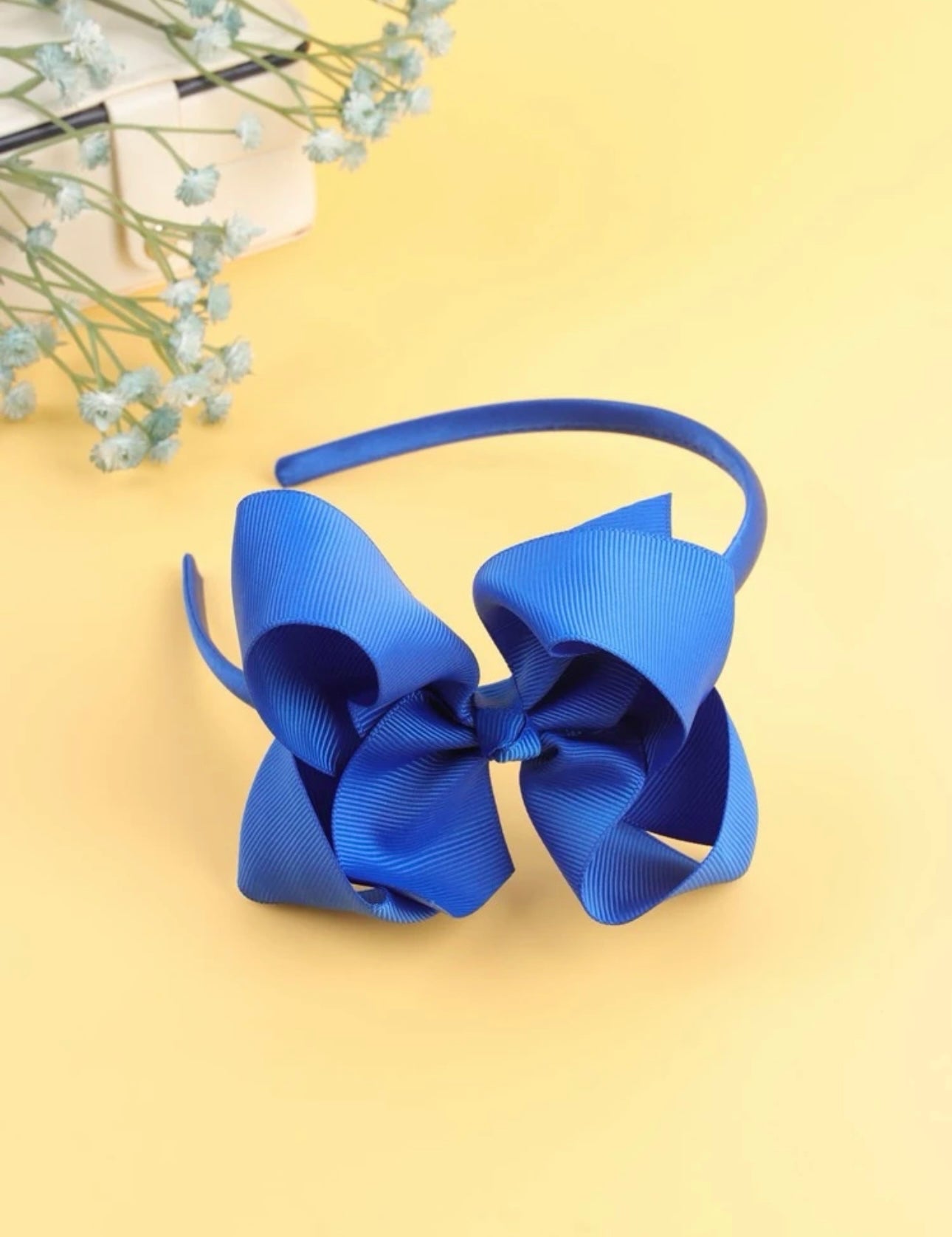 Girls bow headband