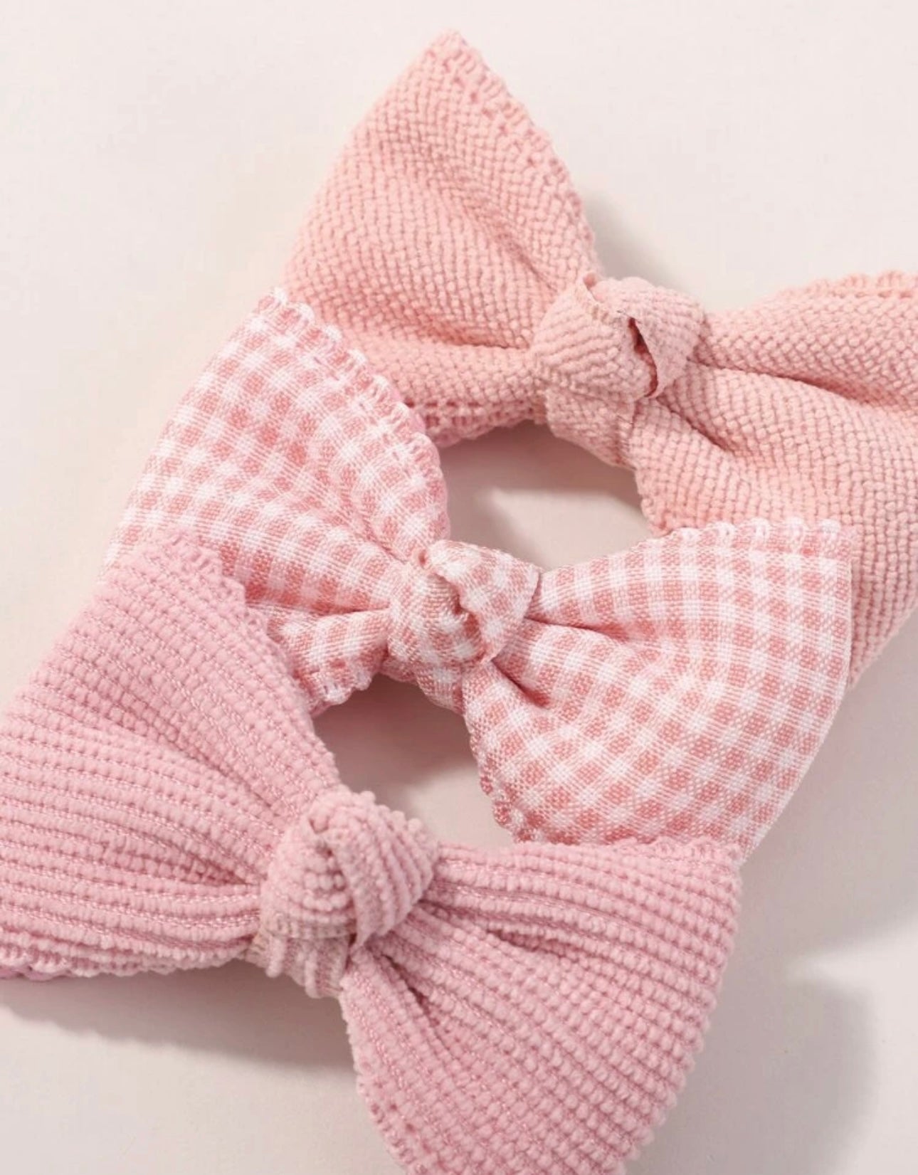 6pcs/Pack Cute Pink Girls Bowknot
Hair Clips, Soft And Comfortable Hair Accessories