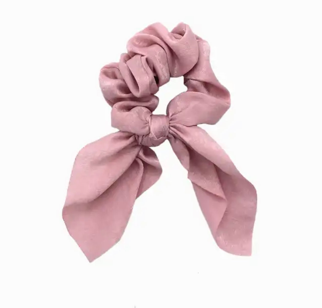 Pink school girls hair ties