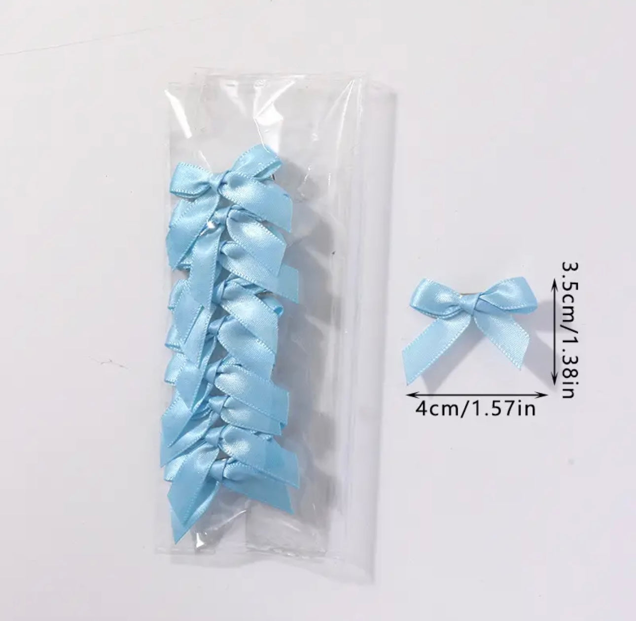 10pcs/pack Children blue bowknot Hairclips Students Ribbon bow BBclps