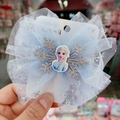 frozen hair clips blue color107