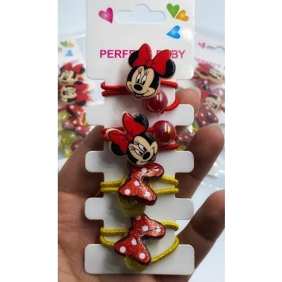 minnie mouse hair ties set166l