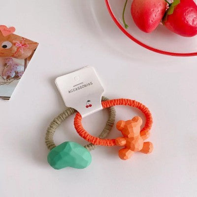 gummy bear hair ties set / 2pcs225