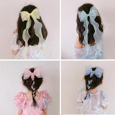 long hair bow clips394