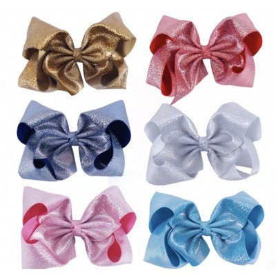 big glitter hair bow clips58