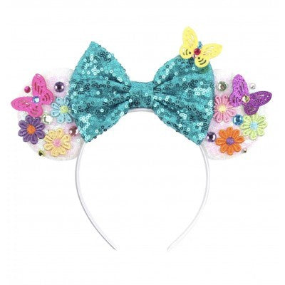 Minnie Mouse flower butterfly headband458