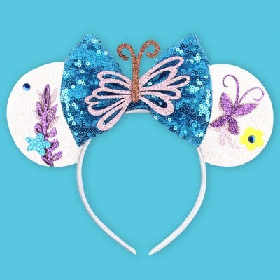 Minnie Mouse flower butterfly headband45