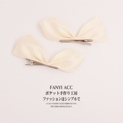 Off white hair clips 2 pcs476