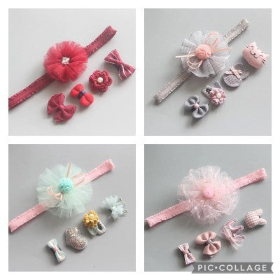 Baby hair band and hair clips 0-2 years489