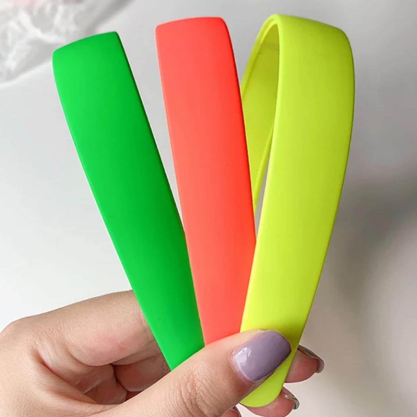 neon colorful headband for girls and woman