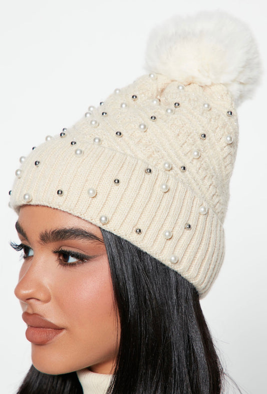 Winter Wonderland Beanie - Cream