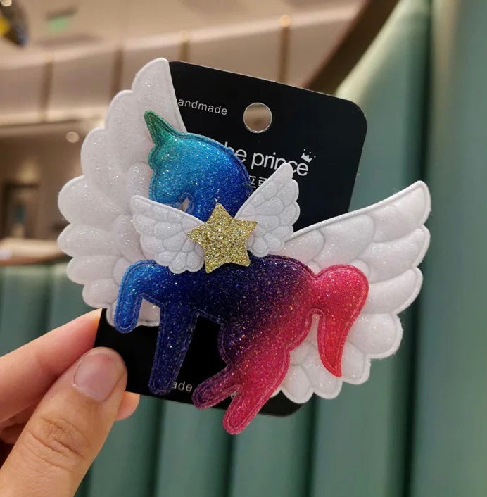 Unicorn hair clips456