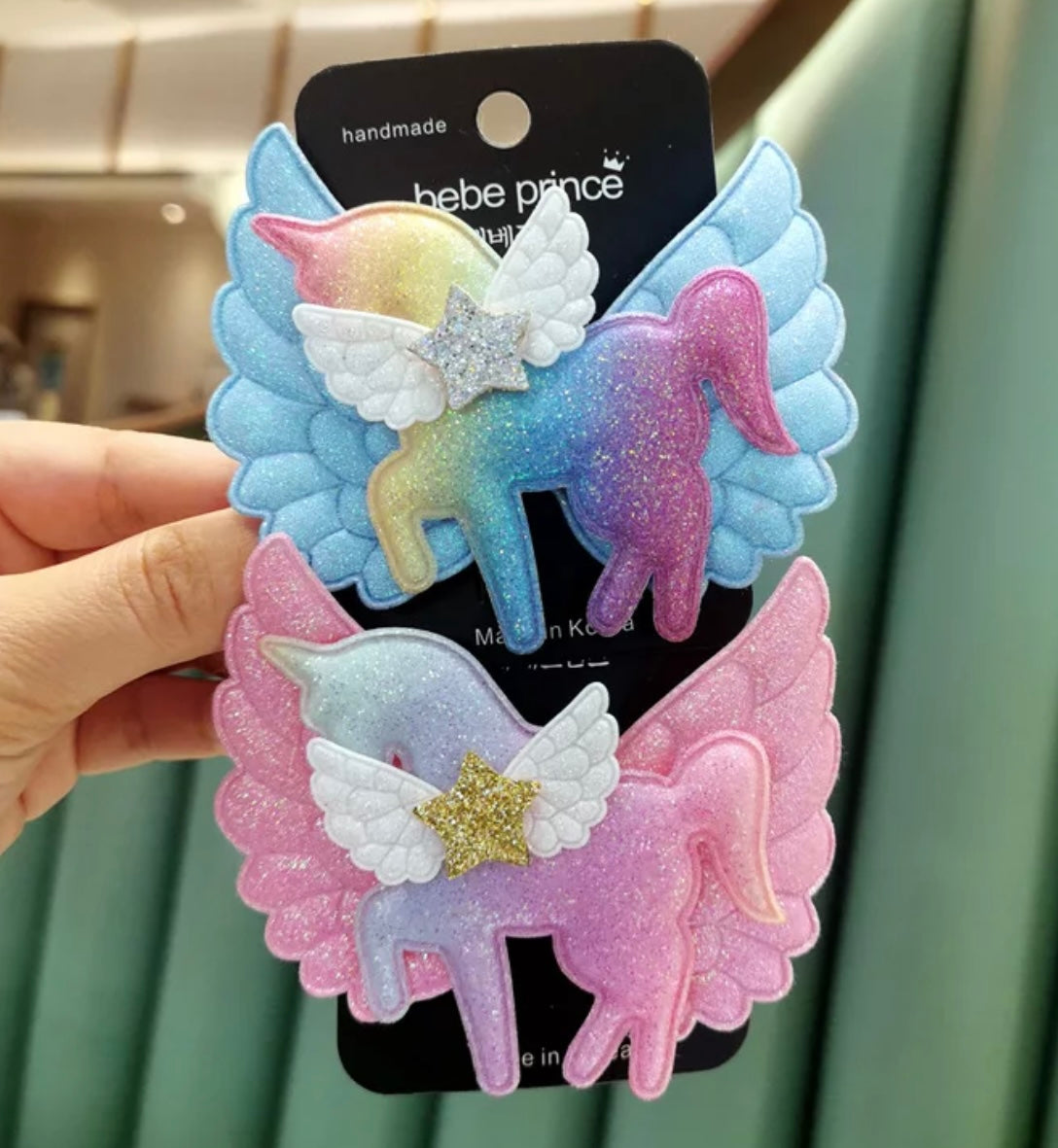 Unicorn hair clips456