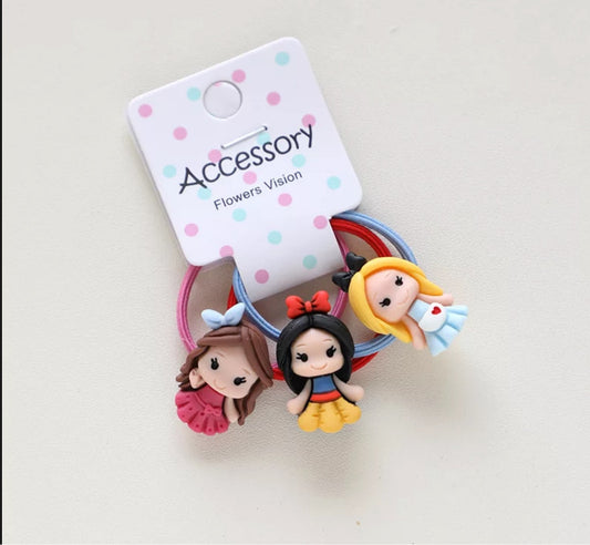 Princess hair ties