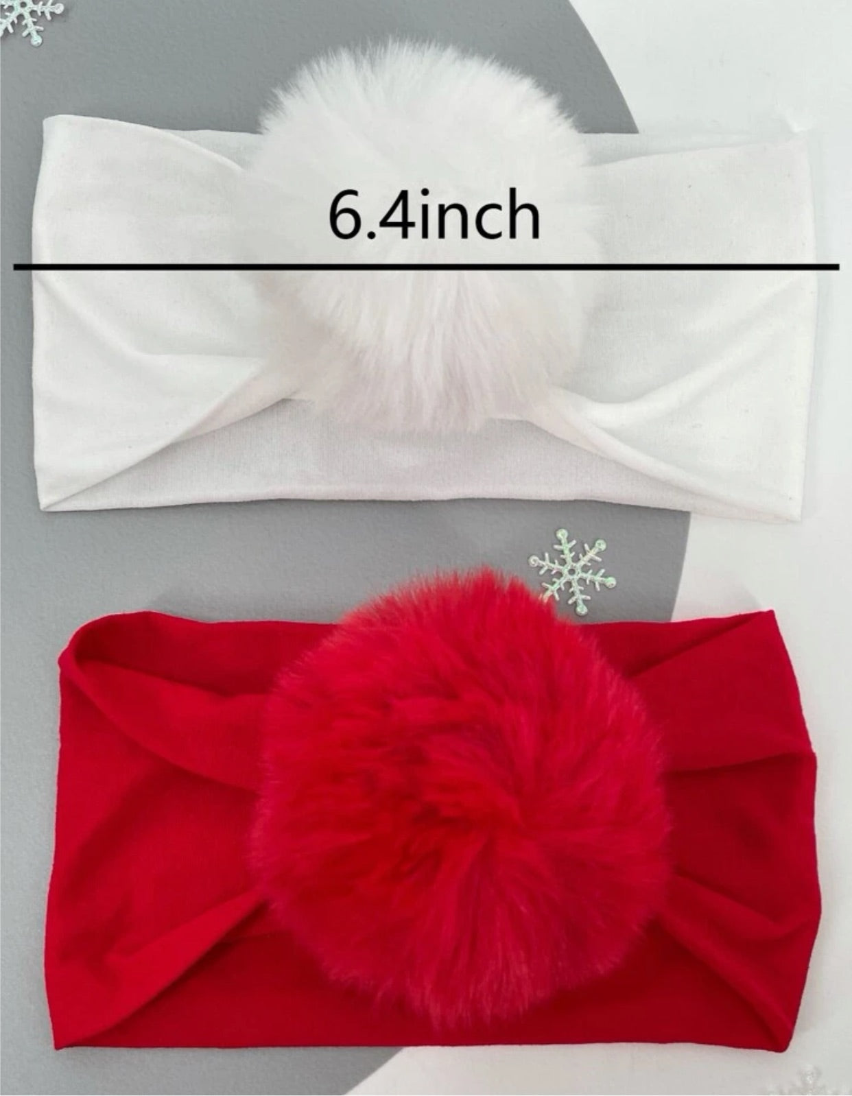 Baby pom pom headband